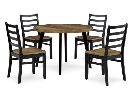 Signature Design by Ashley Blondon 5 pc Dinette D413-225 Fashion