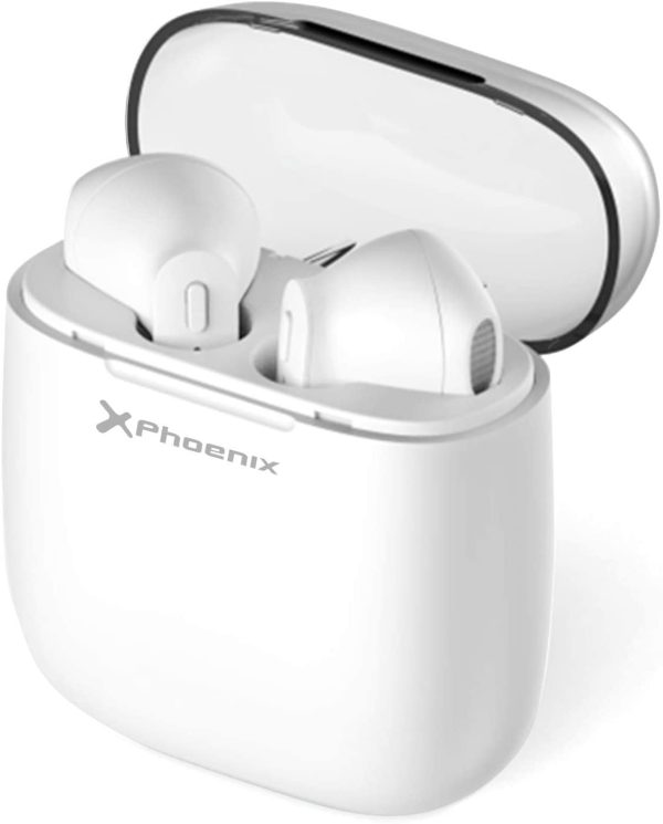 Phoenix Technologies, Auriculares Inalámbricos Bluetooth Blancos Embalaje Deteriorado on Sale