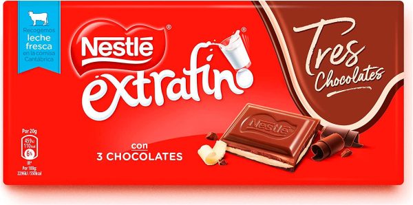 Nestlé Chocolate Extrafino Chocolates 120g (Caducidad: 30-11-2022) For Sale