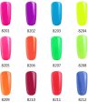 Clavuz Esmaltes Semipermanentes en Gel UV LED, 12pcs Neon Esmaltes de Uñas Soak-off (12 colores) Embalaje Deteriorado Hot on Sale