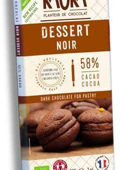 Tableta De Chocolate Kaoka Para Pasteles Y Postres 58% Cacao Ecológico BIO 200g Sale