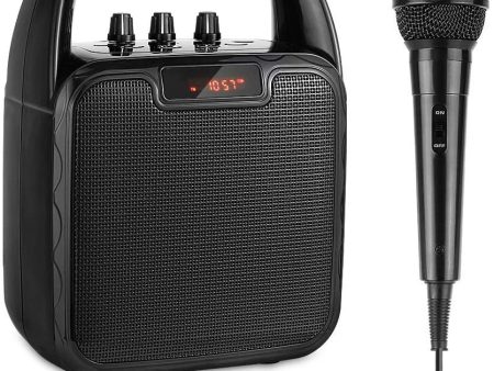 Altavoz Bluetooth Portatiles Karaoke con Micrófono, ARCHEER PA Sistema Profesional con Radio FM, Soporta Bluetooth Aux-in USB TF Reacondicionado For Sale